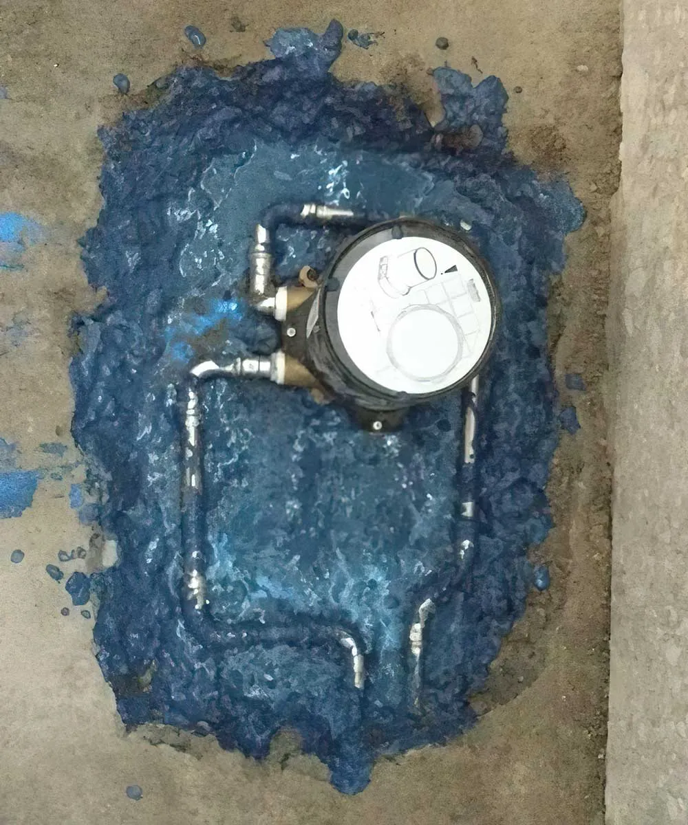 Plumbing alongside waterproofing works
