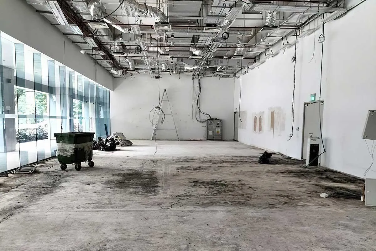 Mall unit reinstatement, in progress
