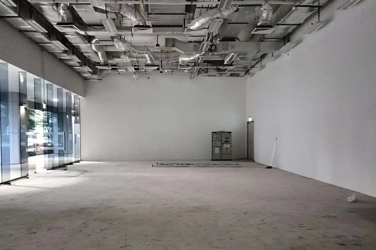 Mall unit ready for landlord handover