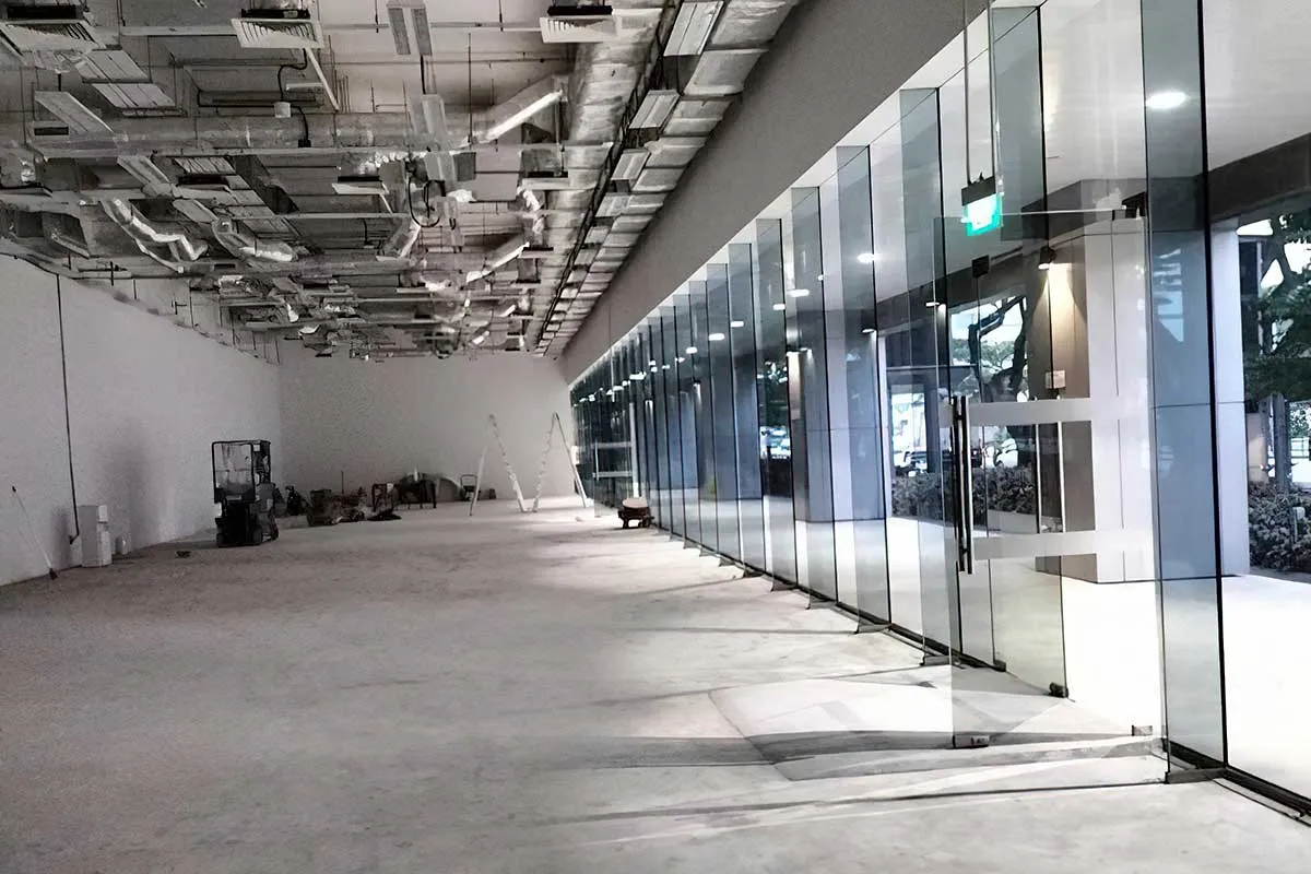 Shopping mall unit reinstatement