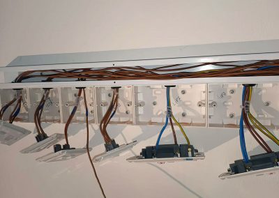 Electrical socket installation