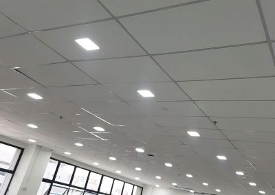Lighting installation in commercial space