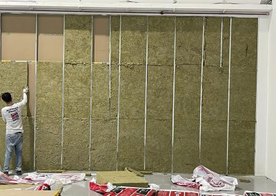 Sound proofing partition walls